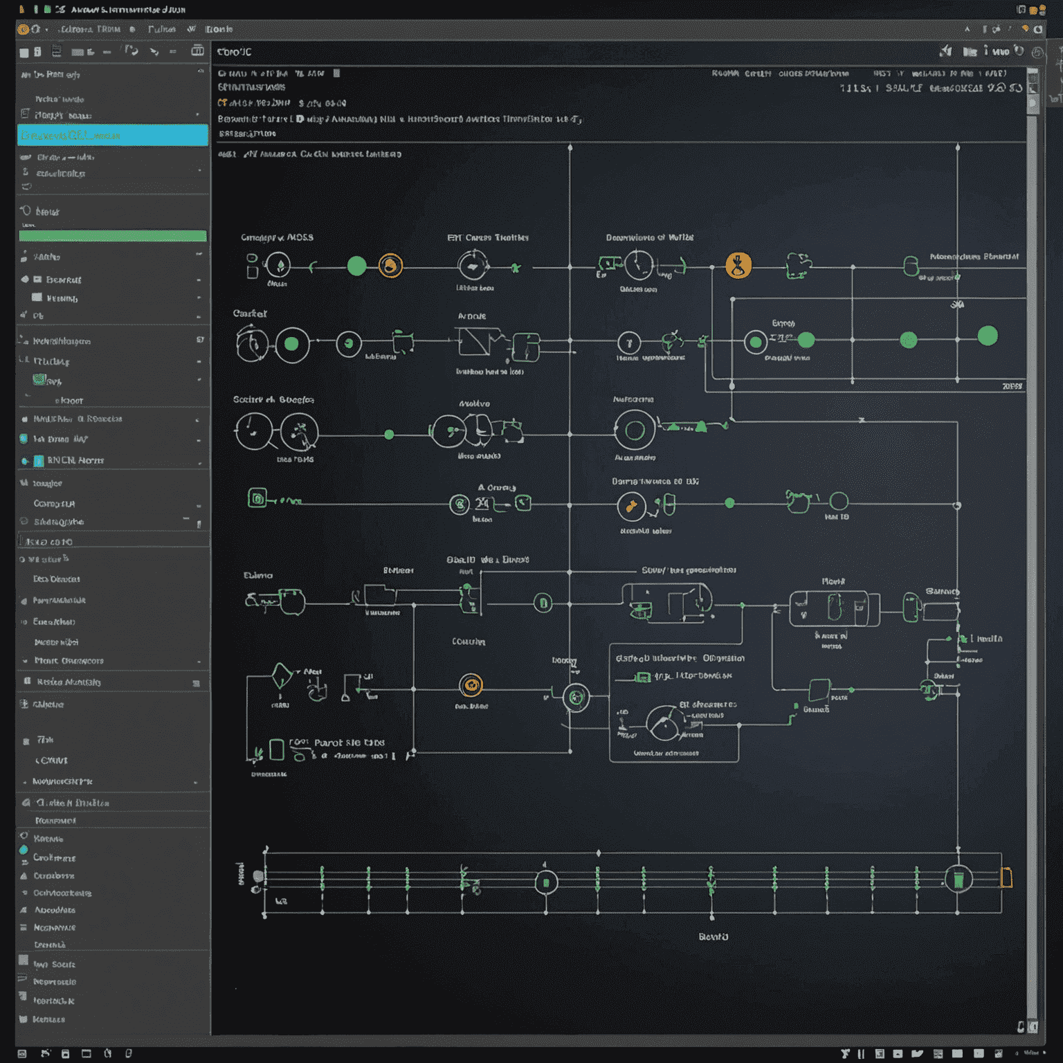 A digital representation of computer animation software interface with timeline, keyframes, and a 2D character being animated